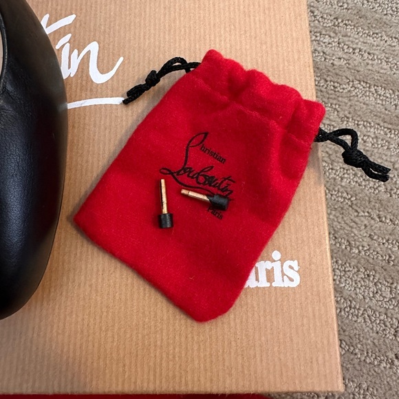 Christian Louboutin Shiny Nappa Big Lips 120 Pumps 38 Black - Picture 3 of 15